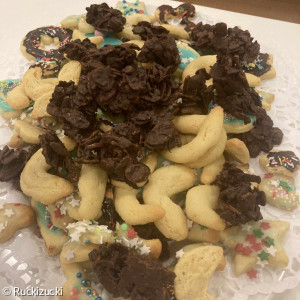 bunter Plätzchenteller