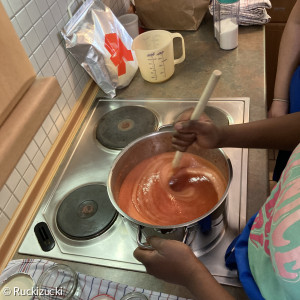 Kochen der Marmelade